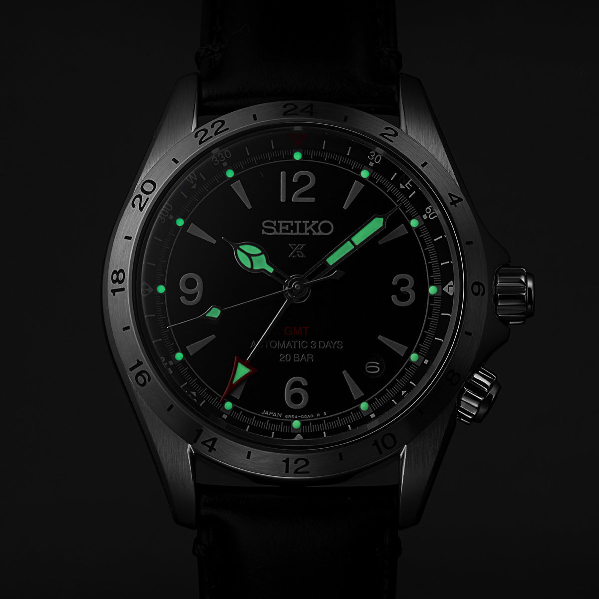 Seiko Prospex Alpinist 1959 Mechanical GMT Black Dial SPB379