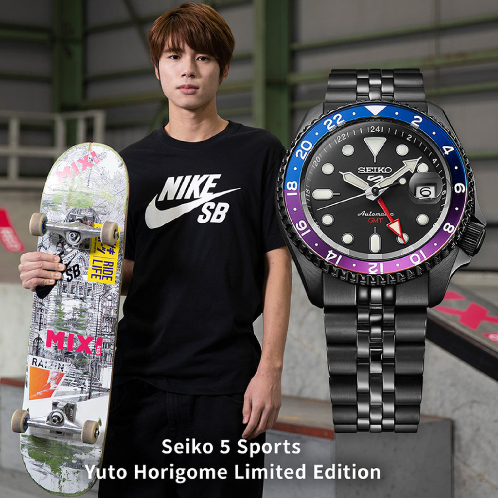 Seiko - 5 Sports SKX Sense Style GMT Yuto Horigome Limited Edition - SSK027