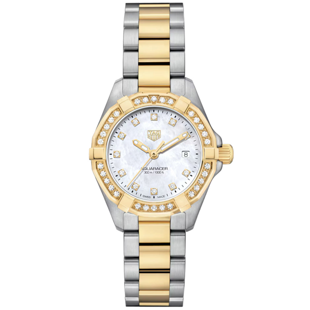TAG Heuer - Aquaracer 27 mm Women's 300m MOP Diamond Dial - WBD1423.BB0321
