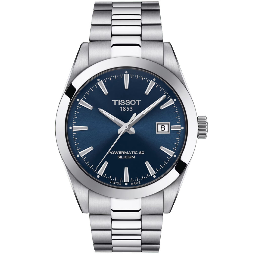 Tissot - Gentleman Powermatic 80 Silicium Blue Dial - T1274071104100