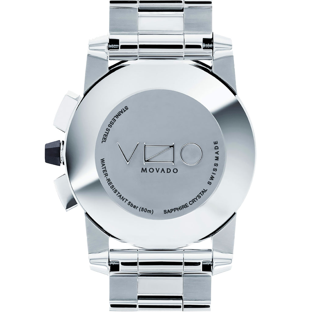 Movado - Vizio Chronograph 45 mm Carbon Fiber Dial Stainless - 0606551