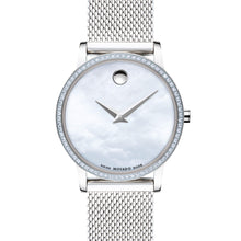 Load image into Gallery viewer, Movado - Museum Classic Diamond Bezel Mother of Pearl Dial - 0607306