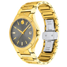 Load image into Gallery viewer, Movado - SE 41 mm Yellow Gold PVD Case Link Bracelet Date - 0607707