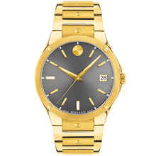 Load image into Gallery viewer, Movado - SE 41 mm Yellow Gold PVD Case Link Bracelet Date - 0607707