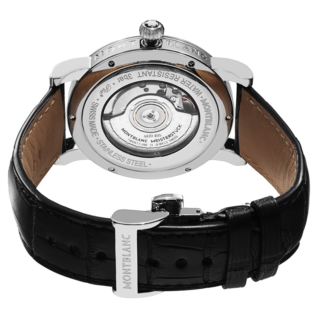 Montblanc - Star Worldtime GMT Chronometer Black Guilloche Dial - 106464
