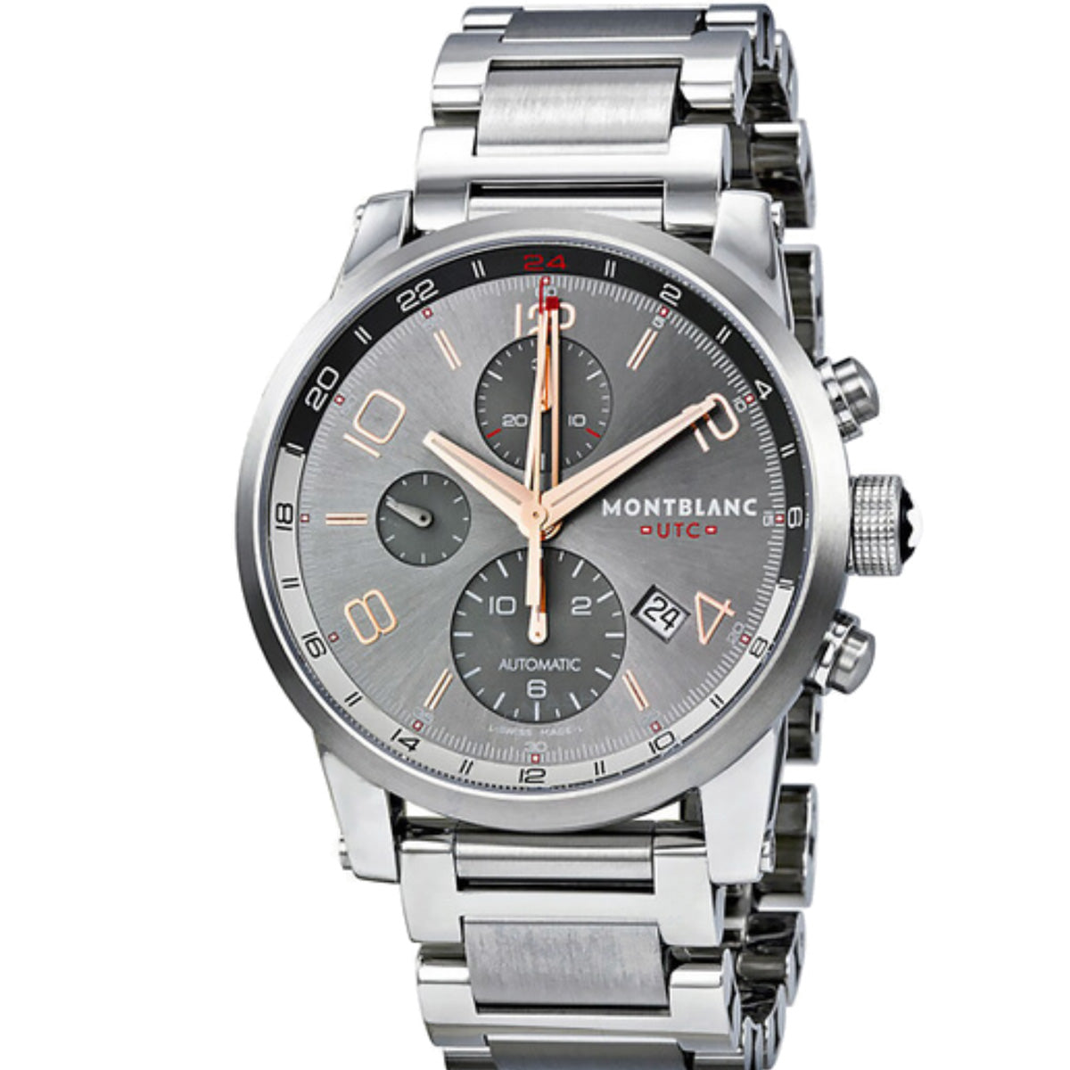 モンマルトル Montblanc - Timewalker Chronograph UTC Automatic Stainless GMT