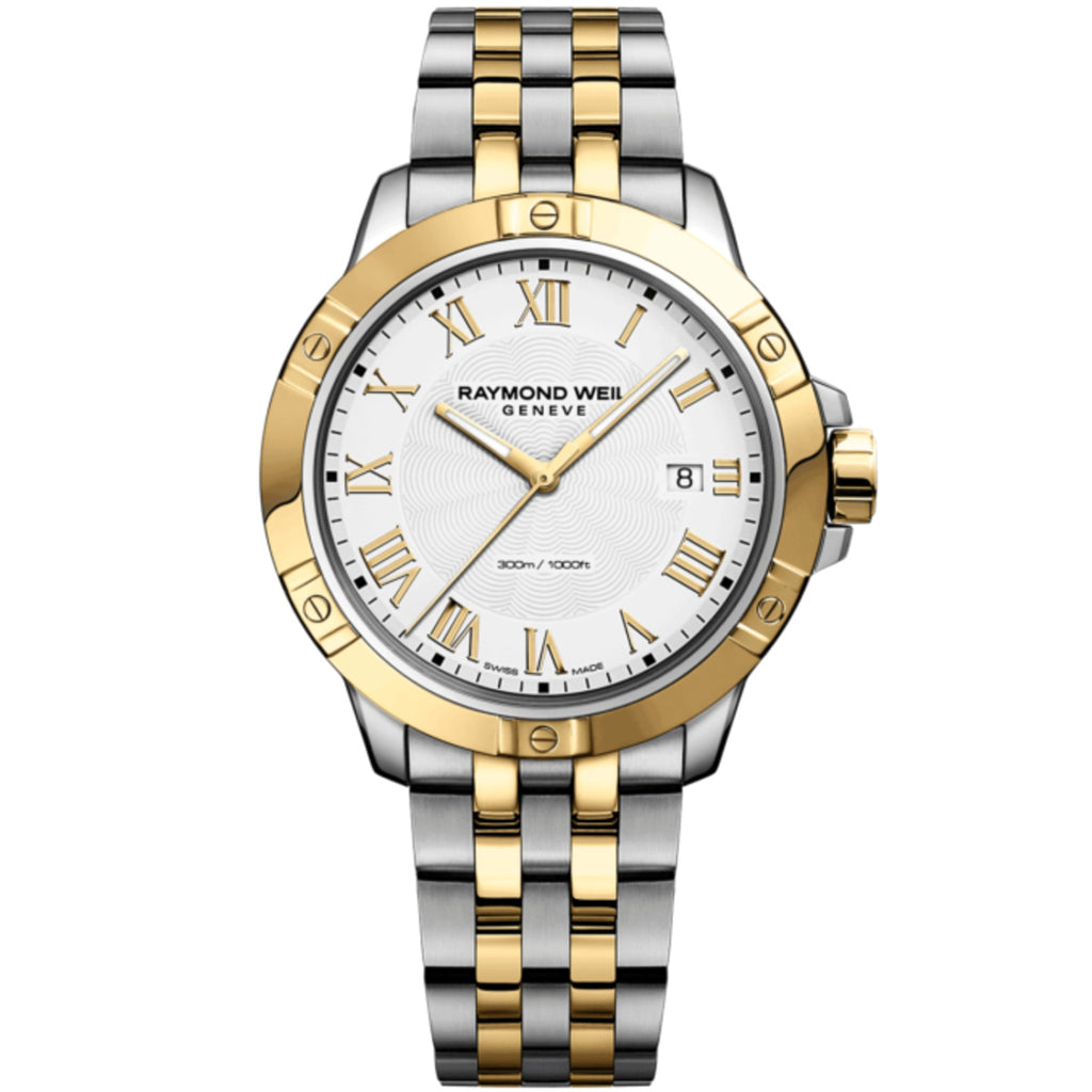 Raymond Weil - Tango Classic 41 mm Two-Tone Bracelet - 8160-STP-00308