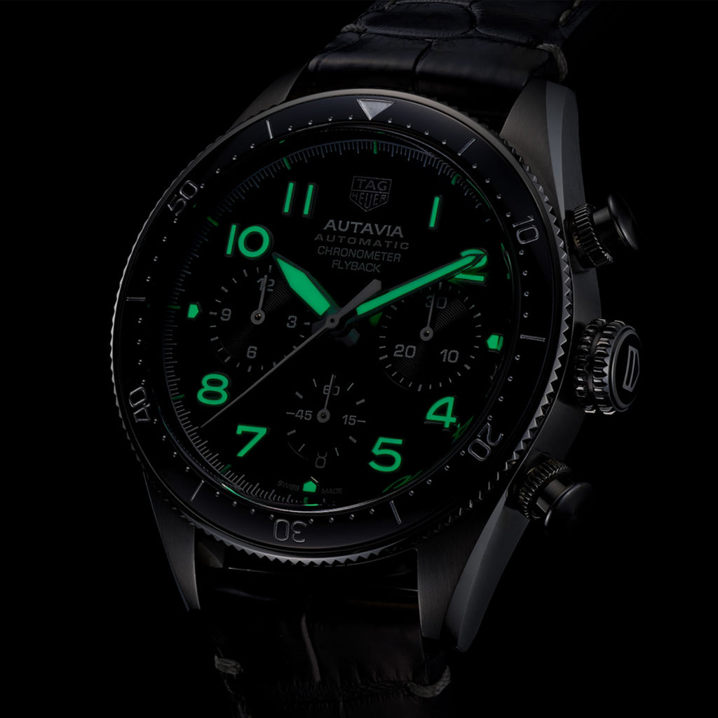 TAG Heuer - Autavia Flyback 42 mm Chronometer Automatic Chronograph - CBE511A.FC8279