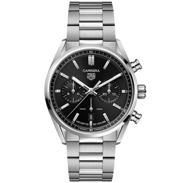 TAG Heuer - Carrera 42 mm Automatic Chronograph Black Dial