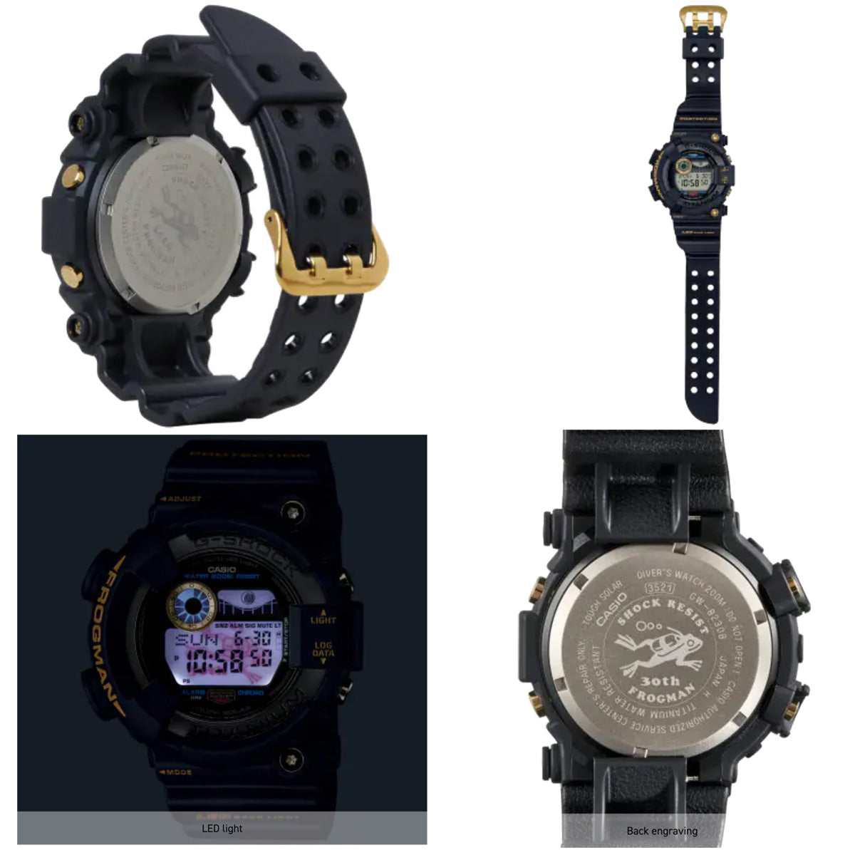 Casio G-Shock FROGMAN Master of G Sea - GW-8230B-9A – Jewelry Pavilion