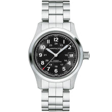 Load image into Gallery viewer, Hamilton - Khaki Field 38 mm Automatic Stainless Bracelet Black Dial Date - H70455133