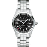 Hamilton - Khaki Field 38 mm Automatic Stainless Bracelet Black Dial Date - H70455133