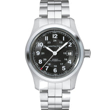 Load image into Gallery viewer, Hamilton - Khaki Field 42 mm Automatic Stainless Bracelet Black Dial - H70515137