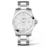 Longines - Conquest 41 mm Quartz Silver Dial Stainless - L37594766