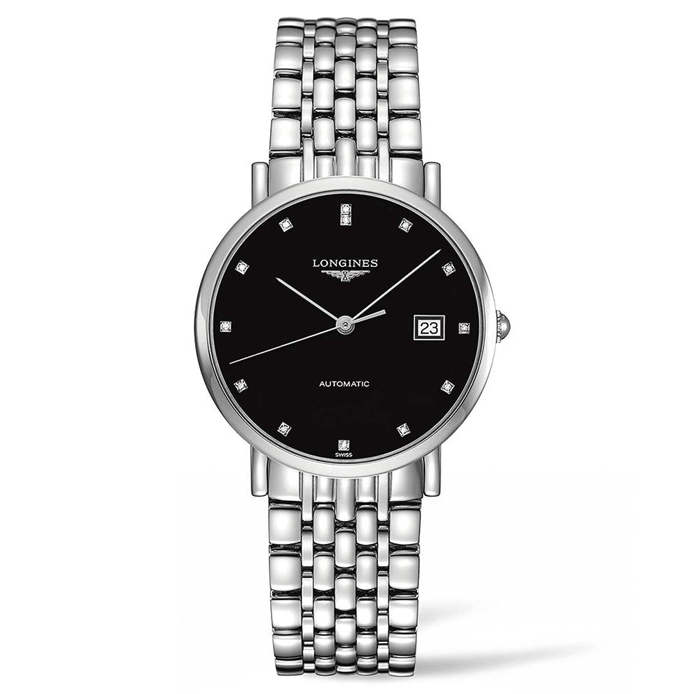 Longines - Elegant Collection 37 mm Black Diamond Dial - L48104576