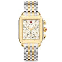 Load image into Gallery viewer, Michele - Deco 18K Yellow Gold Tone &amp; Diamond Chronograph - MWW06P000122
