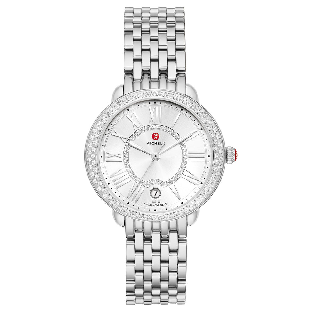 Michele - Serein Collection - Classic - Stainless - Diamond - White MOP Dial - MWW21B000143