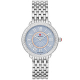 Michele - Serein Mid Sky Blue Diamond Bezel & Dial 36mm - MWW21B000149