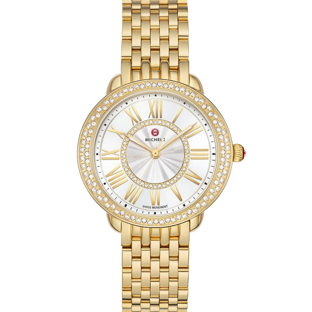 Michele - Serein Mid 18k Gold-Plated Diamonds - MWW21B000161