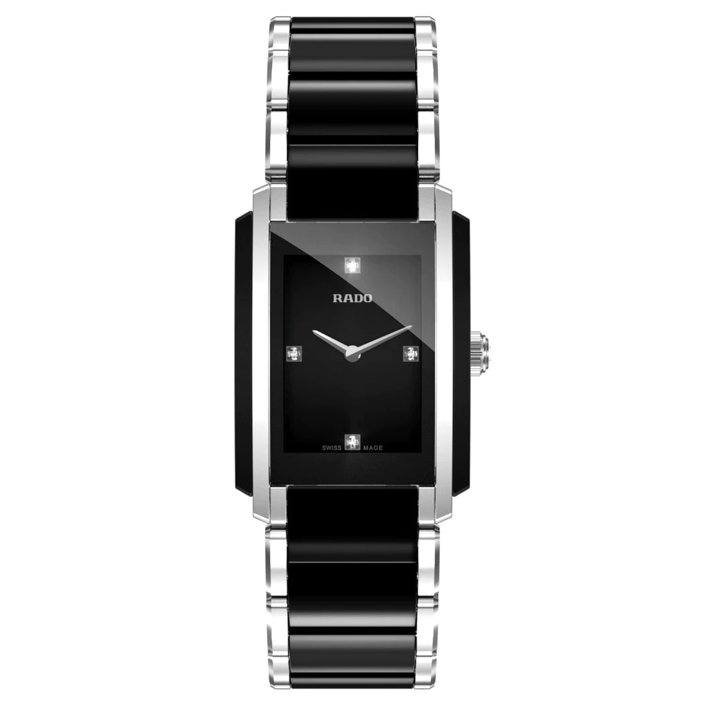 Rado - Integral Diamonds Black Ceramic 22.7 mm Titanium Stainless Women's -  R20613712