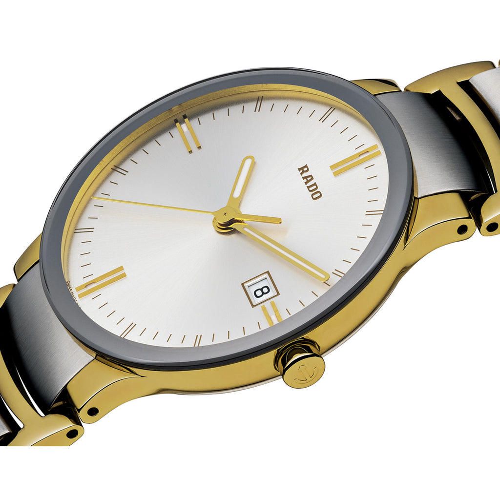 Rado - Centrix Watch, 28mm Stainless Gold PVD Women's - R30530103