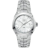 TAG Heuer - Link 32 mm Mother of Pearl Women's Stainless Bracelet - WBC1310.BA0600