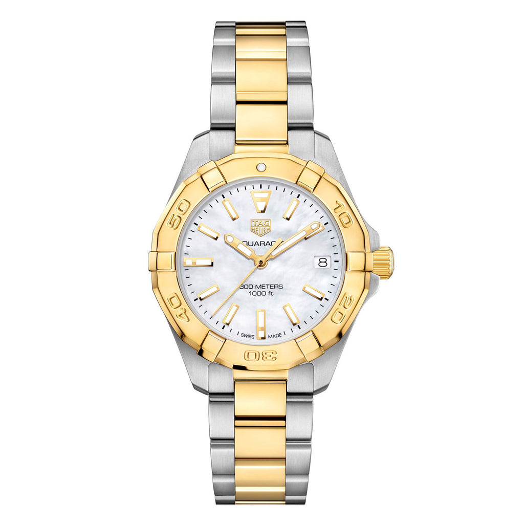 TAG Heuer - Aquaracer 32 mm Women's MOP Dial Two Tone - WBD1320.BB0320