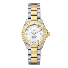 Load image into Gallery viewer, Tag Heuer - Aquaracer 27 mm Women&#39;s Mother of Pearl Diamond Dial Two-Tone - WBD1422.BB0321