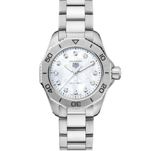Load image into Gallery viewer, TAG HEUER - Aquaracer 30 mm Women&#39;s Professional 200 Diamond Mother of Pearl Dial - WBP1416.BA0622
