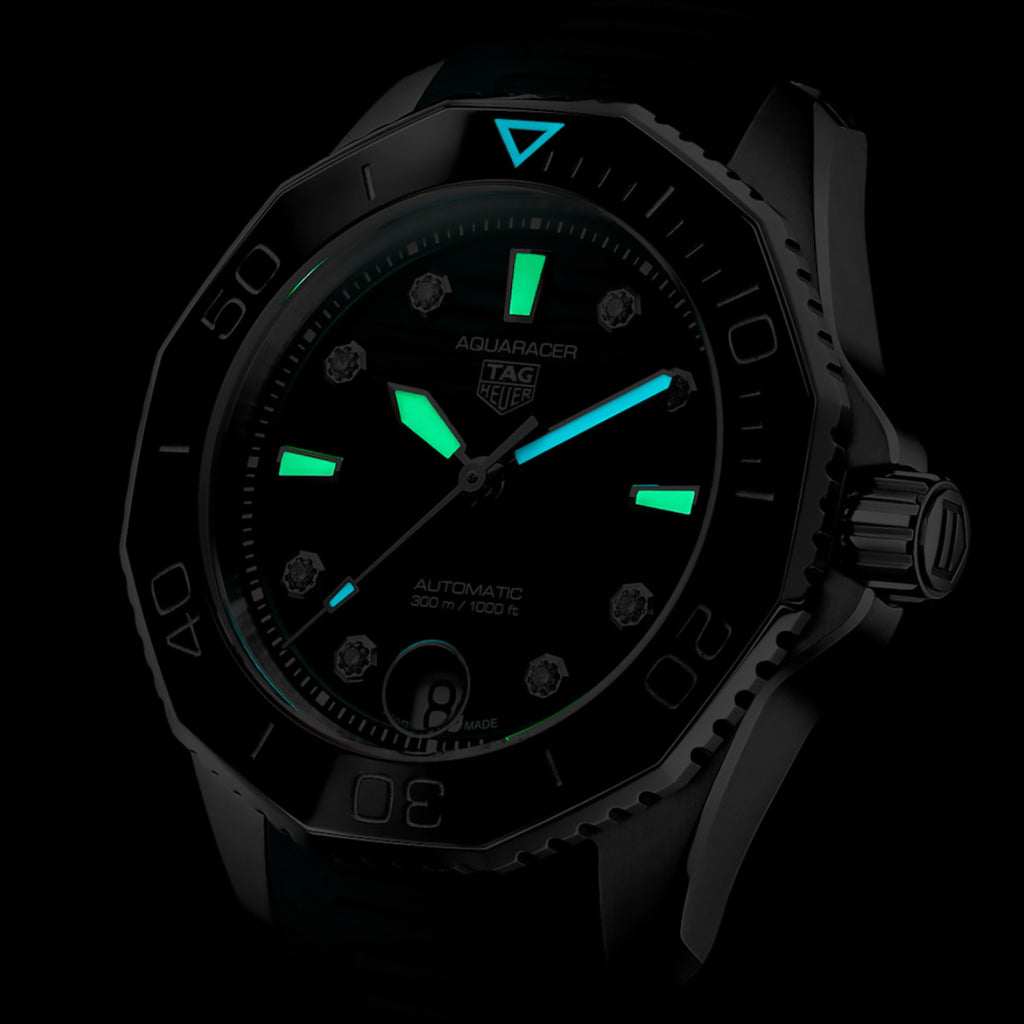 TAG Heuer - Aquaracer 36 mm Women's Professional 300 Diamond Dial - WBP231G.FT6226