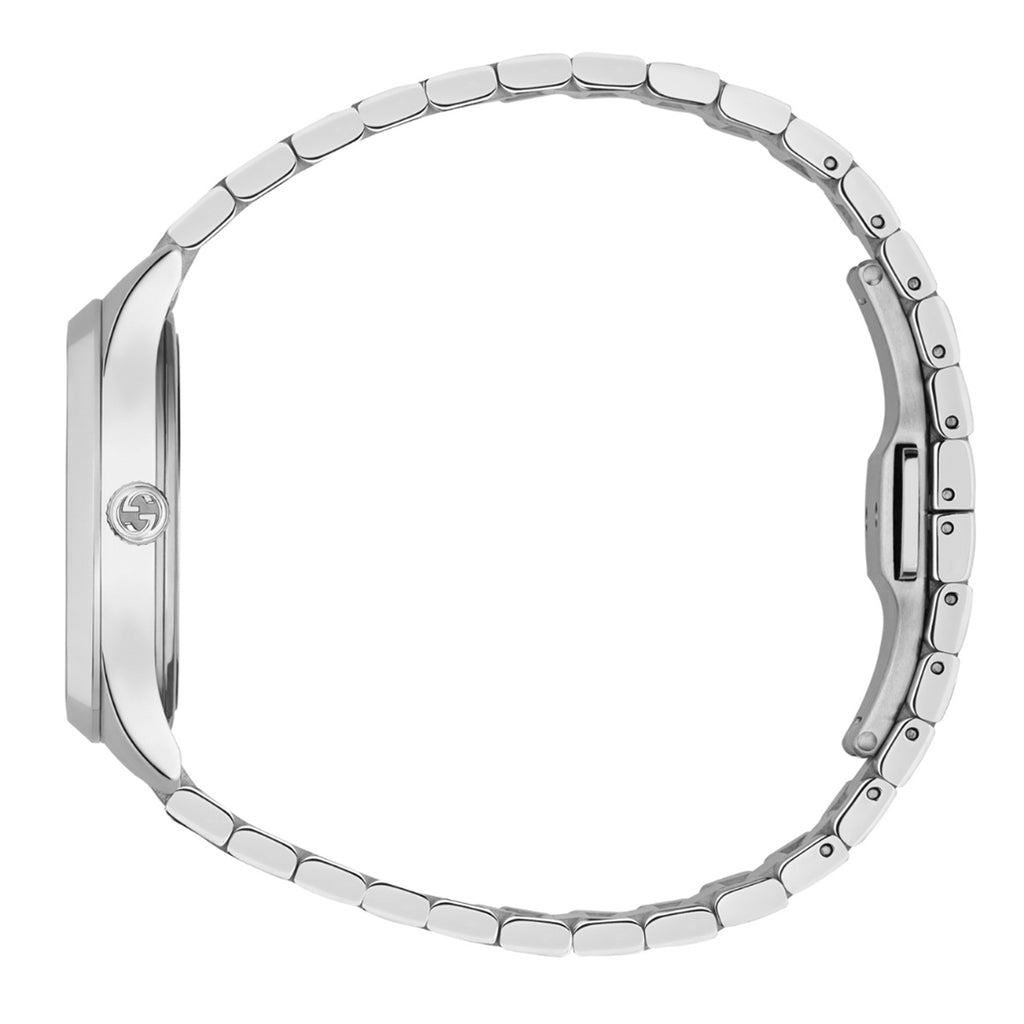 Gucci G-Timeless With Bee Motif 32 mm Silver Dial Stainless Steel Bracelet - YA1265031