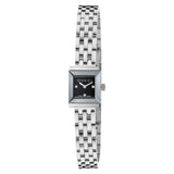 Gucci G-Frame  18 mm Steel Bracelet Black Diamond Dial M3 - YA128507