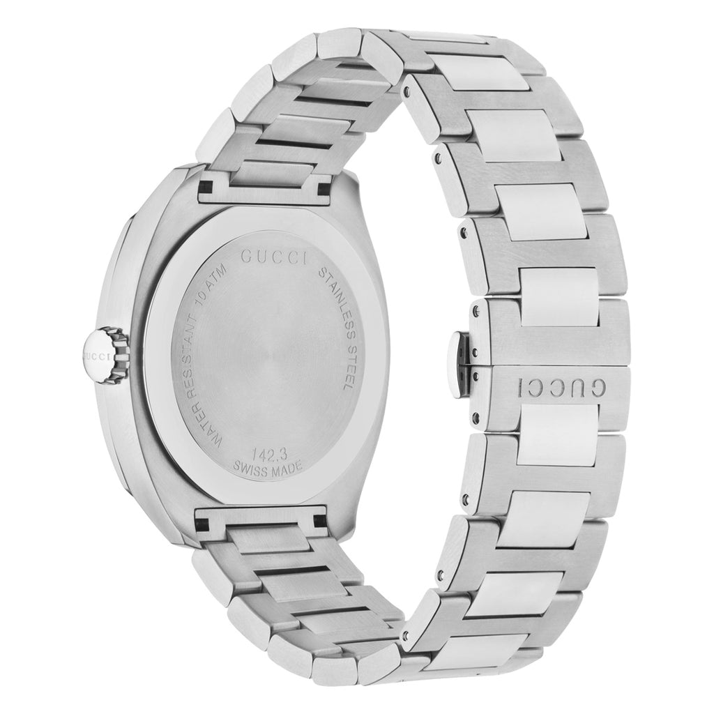 Gucci GG2570 41 mm M3 Blue Sun-Brushed Dial Steel Case & Bracelet - YA142303