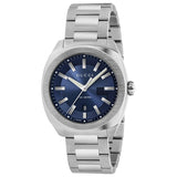 Gucci GG2570 41 mm M3 Blue Sun-Brushed Dial Steel Case & Bracelet - YA142303