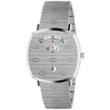 Gucci Grip M3 Minute Hour Date Windows Stainless Case & Bracelet - YA157410