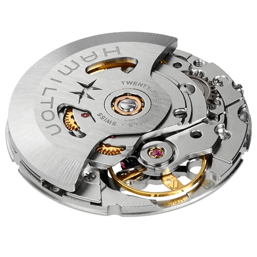 Hamilton - Khaki Field 38 mm Automatic Stainless Bracelet Black Dial Date - H70455133