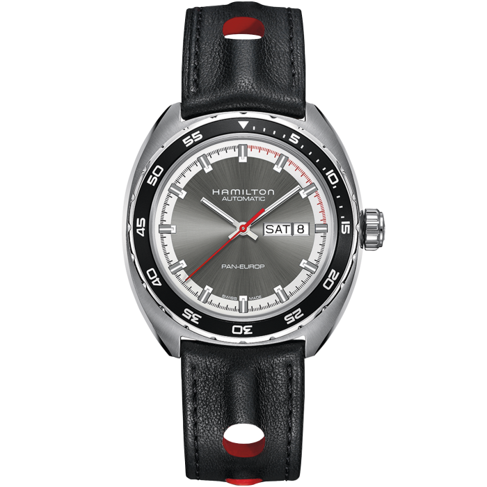 Hamilton - American Classic 42 mm Pan Europ Automatic Grey Dial - H35415781