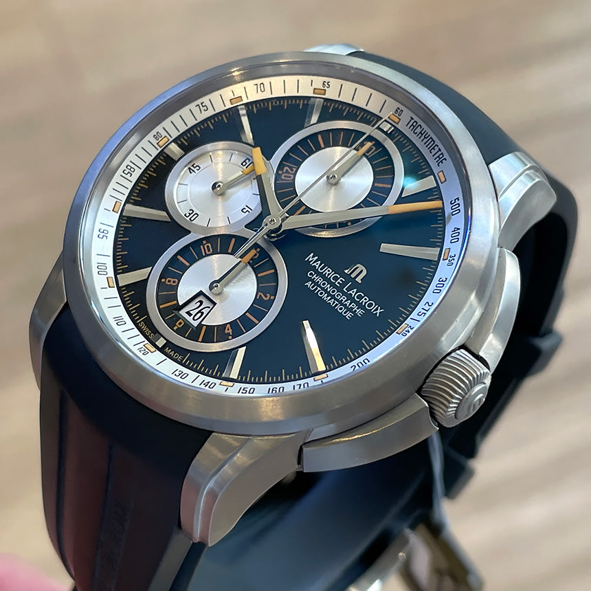 Maurice Lacroix - Pontos Automatic Chronograph Titanium 43mm - PT6188-TT031-330