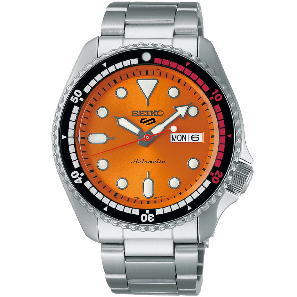 Seiko - 5 Sports SKX Style 55th Anniversary Orange Dial - SRPK07
