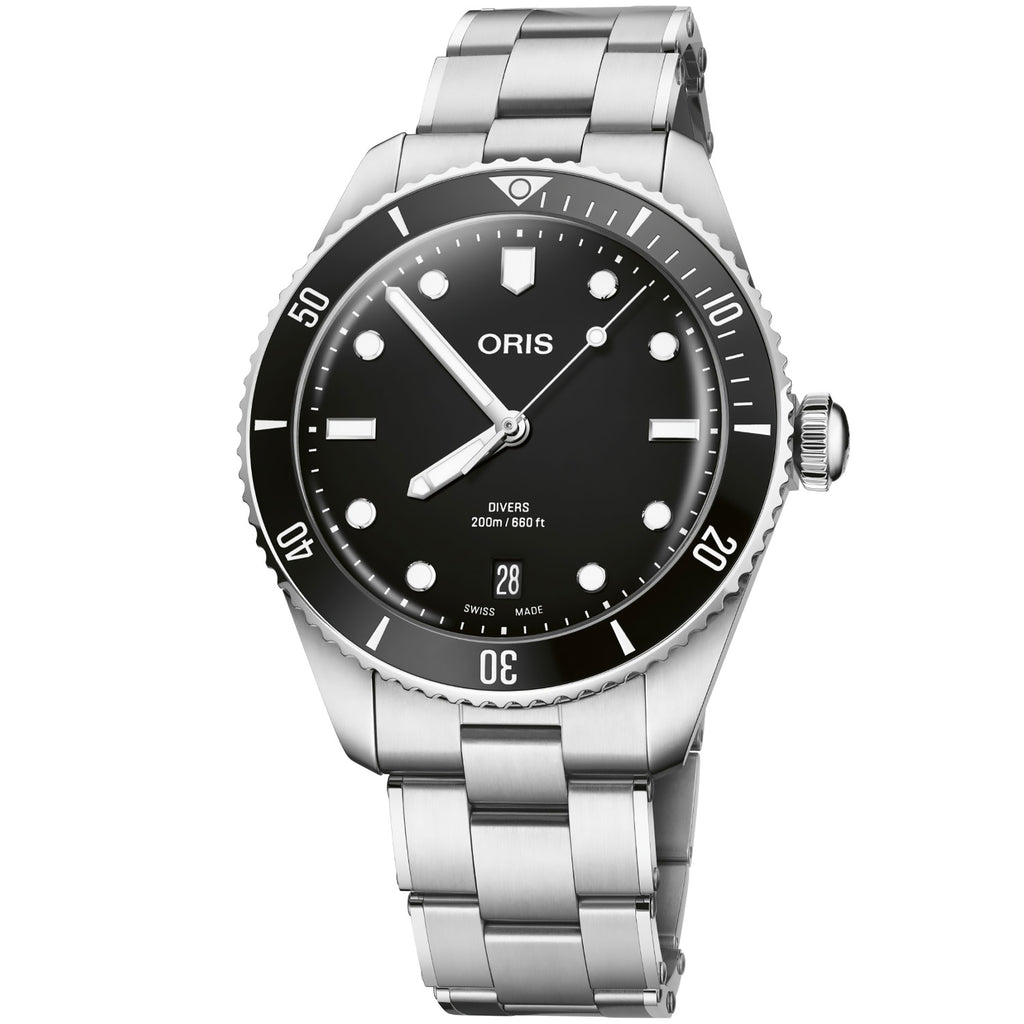 Oris - Divers Sixty Five 39 mm Black Dial Extra Strap - 01 733 7795 4054-Set