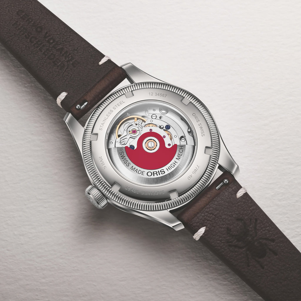 Oris - Big Crown 40 mm Burgundy Dial X Cervo Volante - 0175477854038-Set