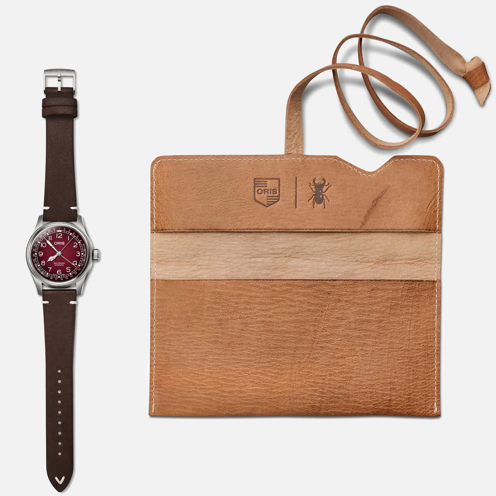 Oris - Big Crown 40 mm Burgundy Dial X Cervo Volante - 0175477854038-Set