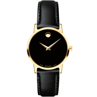 Movado - Museum Classic 28 mm Women's Yellow Gold PVD - 0607275