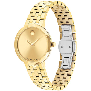Movado - Museum Classic 29.5 mm Women's Yellow Gold PVD Bracelet  -  0608009