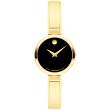 Load image into Gallery viewer, Movado - Moda 24 mm Bangle Bracelet Women&#39;s Black Lacquered Dial - 0608013