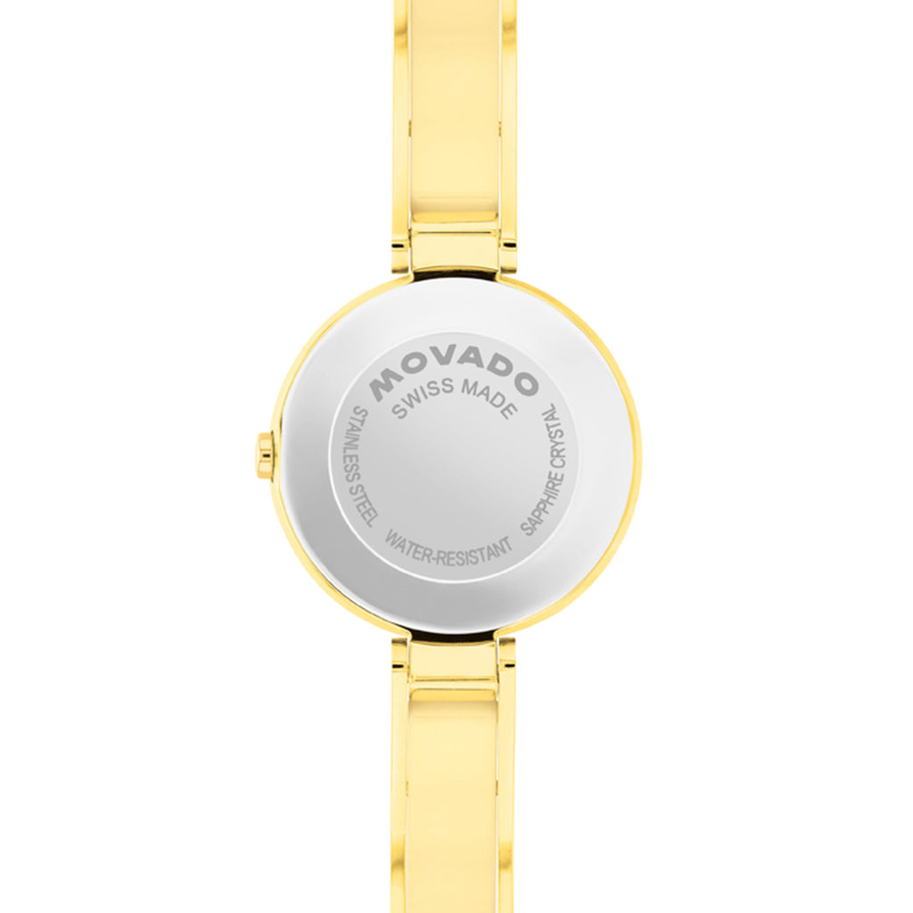 Movado - Moda 24 mm Bangle Bracelet Women's Black Lacquered Dial - 0608013