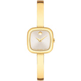 Movado - Museum Bangle 21.5 mm Cushion Case Champagne Dial - 0608058