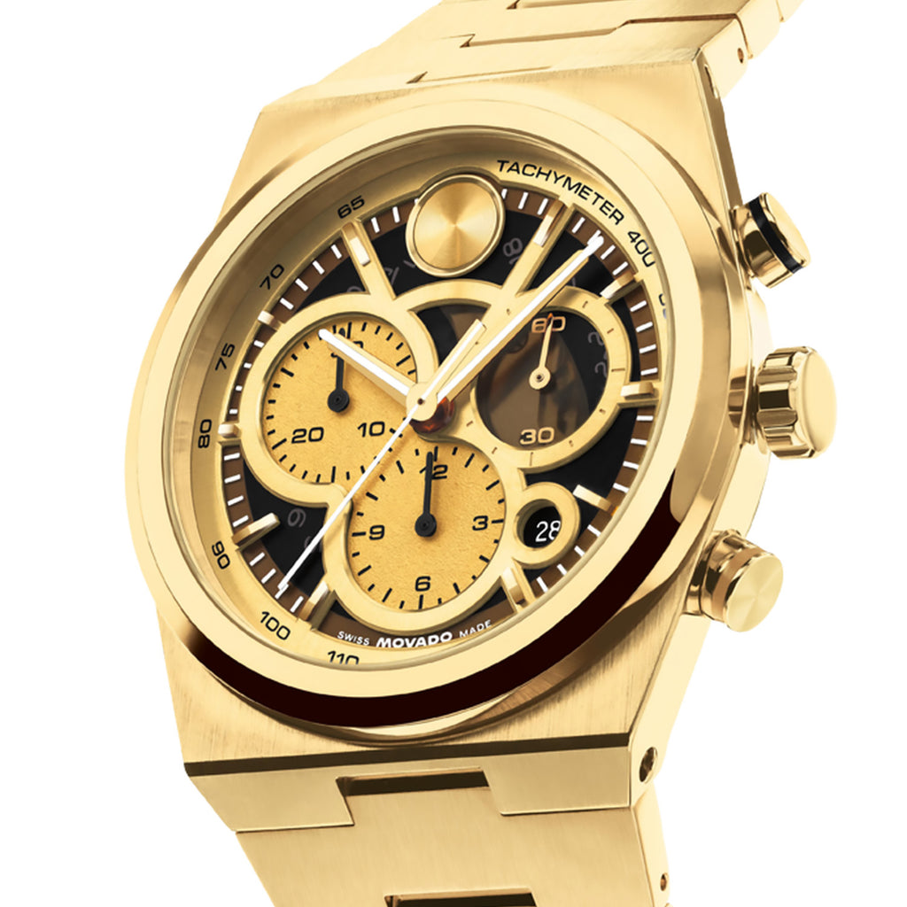 Movado - Bold Quest Chronograph 40 mm Skeleton Dial - 3601185