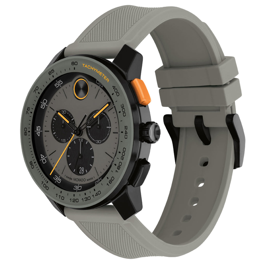 Movado - Bold TR90 Chronograph Gray Lacquer Dial - 3601216