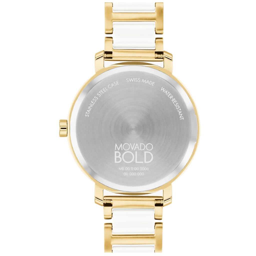 Movado - Bold Evolution 2.0 Ceramic &amp; Steel Lacquered Crystal Dial - 3601238